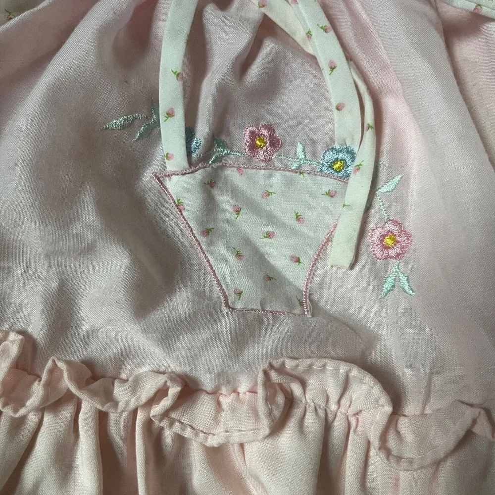 B 28 Vintage Infant Dress with Underdress - Picture 4 of 5